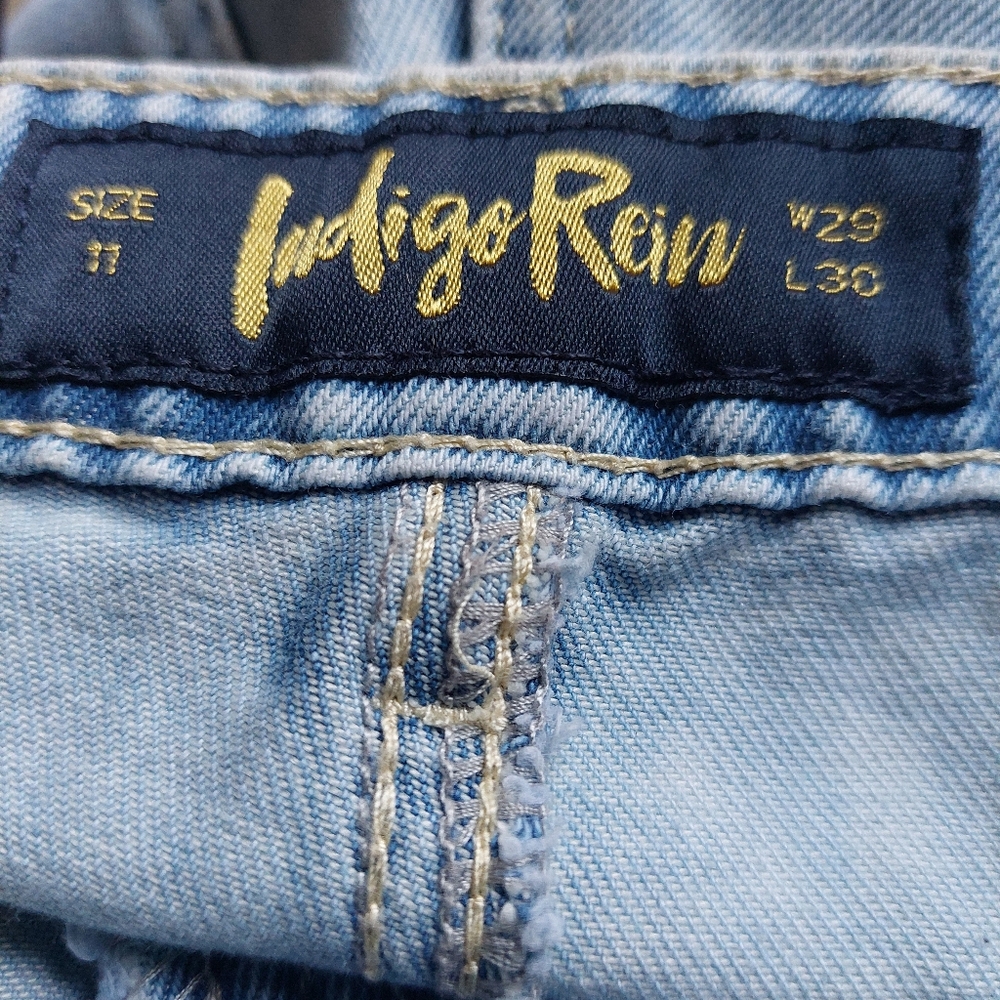 NWT Indigo Rein Super High Rise Dad Jean Size 11 - Picture 4 of 5